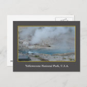 Nationaal park van de Verenigde Staten Yellowstone Briefkaart (Voorkant / Achterkant)