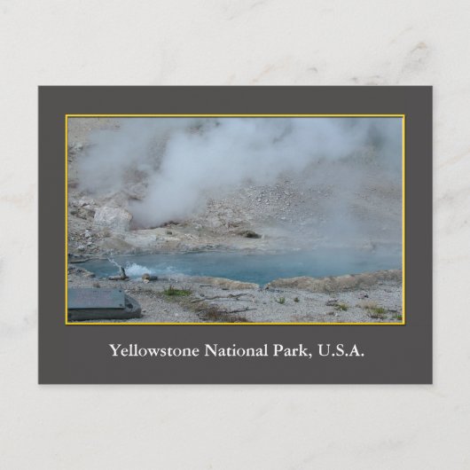 Nationaal park van de Verenigde Staten Yellowstone Briefkaart (Voorkant)