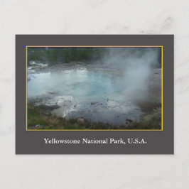 Nationaal park van de Verenigde Staten Yellowstone Briefkaart