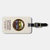 Nationaal park van de windgrot bagagelabel (Voorkant horizontaal)