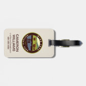 Nationaal park van de windgrot bagagelabel (Achterkant horizontaal)