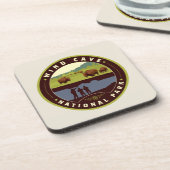 Nationaal park van de windgrot bier onderzetter (Linkerzijde)