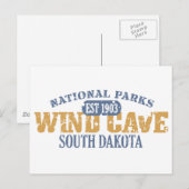 Nationaal park van de windgrot briefkaart (Voorkant / Achterkant)