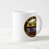 Nationaal park van de windgrot grote koffiekop (Voorkant rechts)