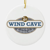 Nationaal park van de windgrot keramisch ornament (Voorkant)