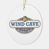 Nationaal park van de windgrot keramisch ornament (Links)