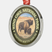 Nationaal park van de windgrot metalen ornament (Links)