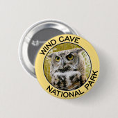 Nationaal park van de windgrot ronde button 5,7 cm (Voorkant /achterkant)