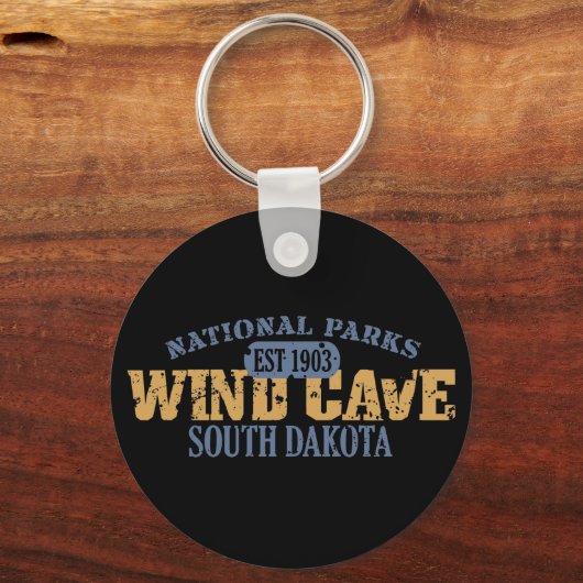 Nationaal park van de windgrot sleutelhanger (Voorkant)