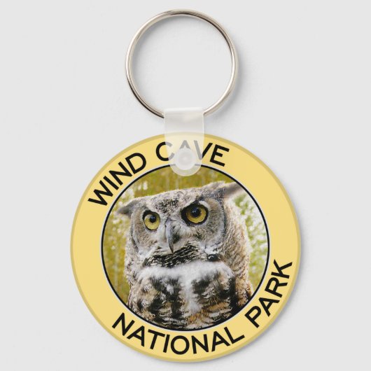 Nationaal park van de windgrot sleutelhanger (Voorkant)