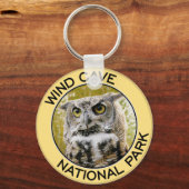 Nationaal park van de windgrot sleutelhanger (Voorkant)