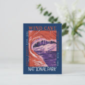 Nationaal park van de windgrot South Dakota is ver Briefkaart (Staand voorkant)