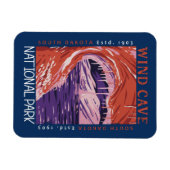 Nationaal park van de windgrot South Dakota is ver Magneet (Horizontaal)