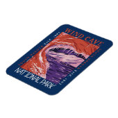 Nationaal park van de windgrot South Dakota is ver Magneet (Linkerzijde)