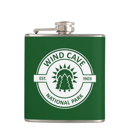 Nationaal park van de windgrot Sun Trees Heupfles (Voorkant)