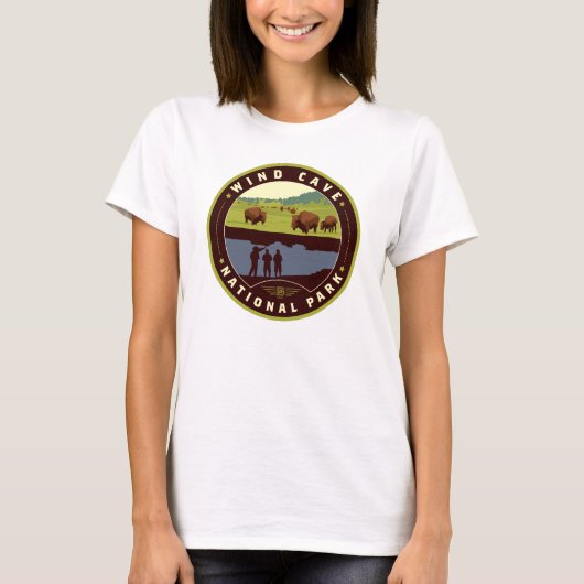 Nationaal park van de windgrot t-shirt (Voorkant)