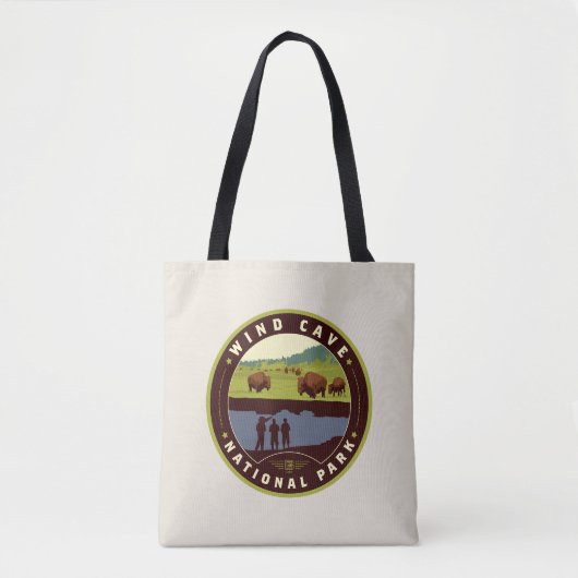 Nationaal park van de windgrot tote bag (Voorkant)