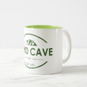 Nationaal park van de windgrot tweekleurige koffiemok (Voorkant rechts)