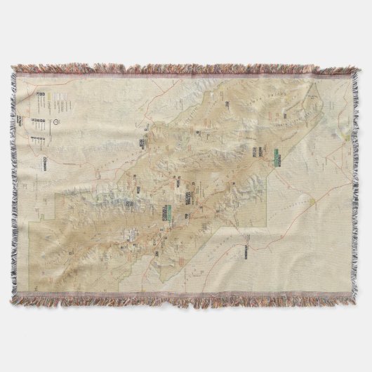 Nationaal park van Death Valley gooit dekens Deken (Voorkant)