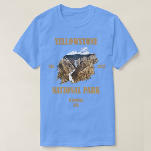 Nationaal park van geelsteen 1 t-shirt (Design voorkant)