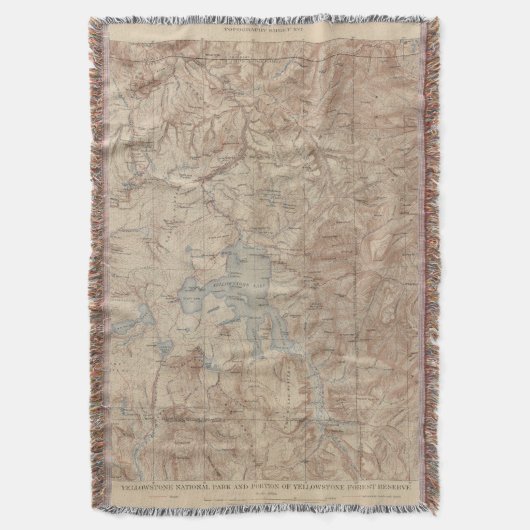 Nationaal park van geelsteen 2 2 deken (Voorkant Verticaal)