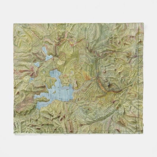 Nationaal park van geelsteen 2 2 fleece deken (Voorkant (Horizontaal))