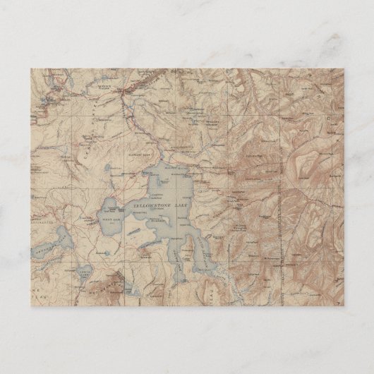 Nationaal park van geelsteen 2 briefkaart (Voorkant)