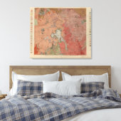 Nationaal park van geelsteen 2 canvas afdruk (Insitu (Slaapkamer))