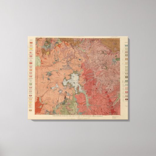 Nationaal park van geelsteen 2 canvas afdruk (Voorkant)