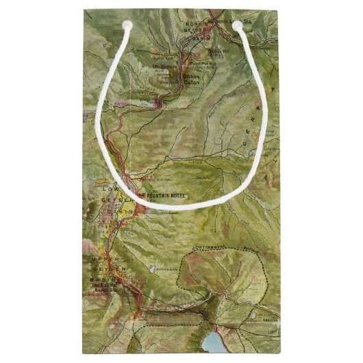 Nationaal park van geelsteen 2 klein cadeauzakje (Achterkant)