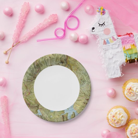 Nationaal park van geelsteen 2 papieren bordje (Feest)