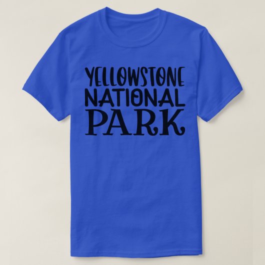 Nationaal park van geelsteen 2 t-shirt (Design voorkant)