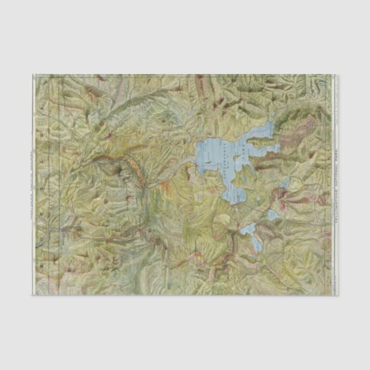 Nationaal park van geelsteen 2 tissuepapier (Voorkant)