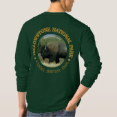 Nationaal park van geelsteen (Bison) T-shirt (Achterkant)