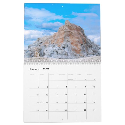 Nationaal park van geelsteen - een zeer speciale p kalender (Jan 2026)