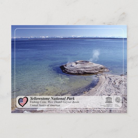 Nationaal park van geelsteen - Geviste kone Briefkaart (Voorkant)