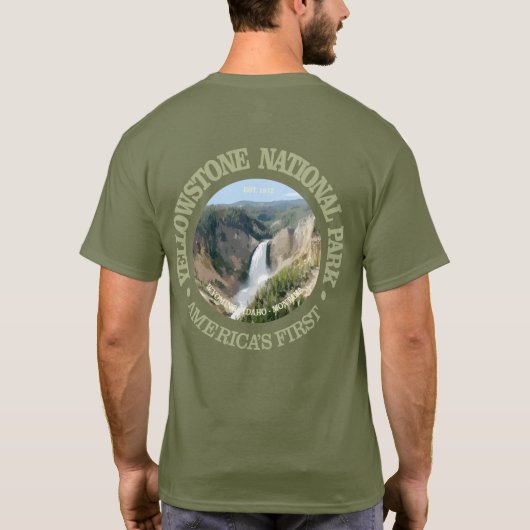 Nationaal park van geelsteen (herfst) t-shirt (Achterkant)