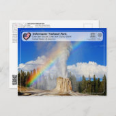 Nationaal park van geelsteen - Lone Star Geyser Briefkaart (Voorkant / Achterkant)