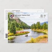 Nationaal park van geelsteen - Madison Briefkaart (Voorkant / Achterkant)