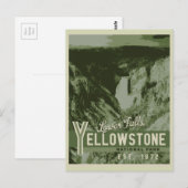 Nationaal park van geelsteen Onderste Herfsten Bri Briefkaart (Voorkant / Achterkant)