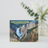 Nationaal park van geelsteen, onderste Herfsten Briefkaart (Staand voorkant)