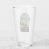 Nationaal park van geelsteen - Pint Glass Glas (Achterkant)