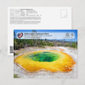 Nationaal park van geelsteen - Pool van de bliksem Briefkaart (Voorkant / Achterkant)