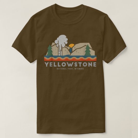 Nationaal park van geelsteen T T-shirt (Design voorkant)