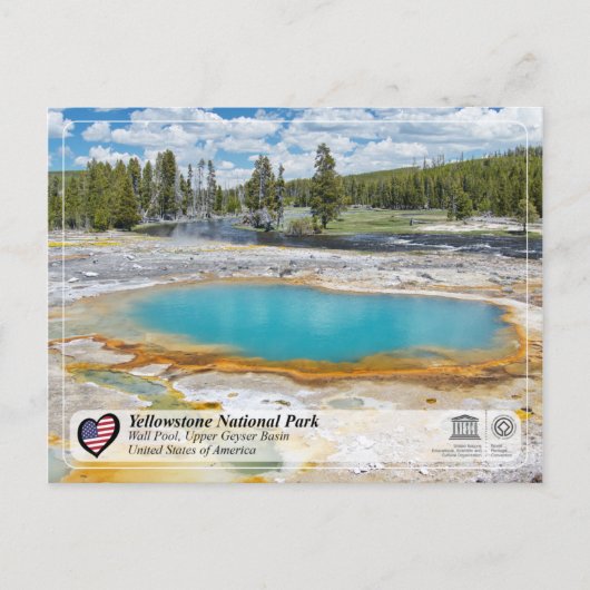 Nationaal park van geelsteen - Wall pool Briefkaart (Voorkant)
