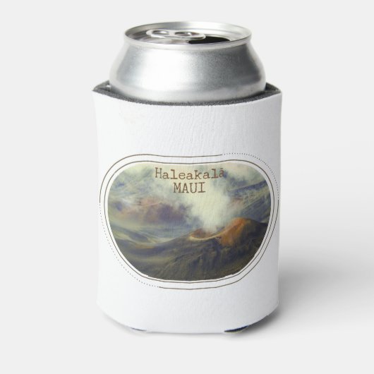 Nationaal park van Haleakala Maui Hawaii om te rei Blikjeskoeler (Blikje Achterkant)