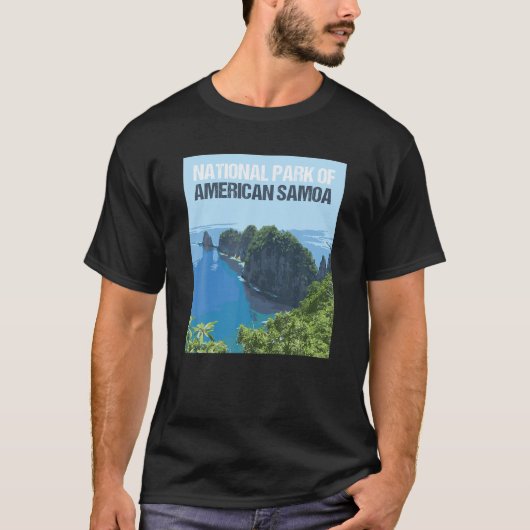 Nationaal Park van het Amerikaanse Samoa-Poster T-shirt (Voorkant)