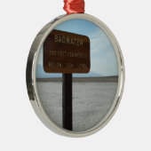 Nationaal park van het bekken van de Death Valley Metalen Ornament (Rechts)