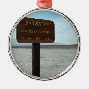 Nationaal park van het bekken van de Death Valley Metalen Ornament