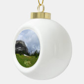 Nationaal park van het berggebied en het weeshuis keramische bal ornament (Rechts)